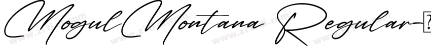 MogulMontana Regular字体转换